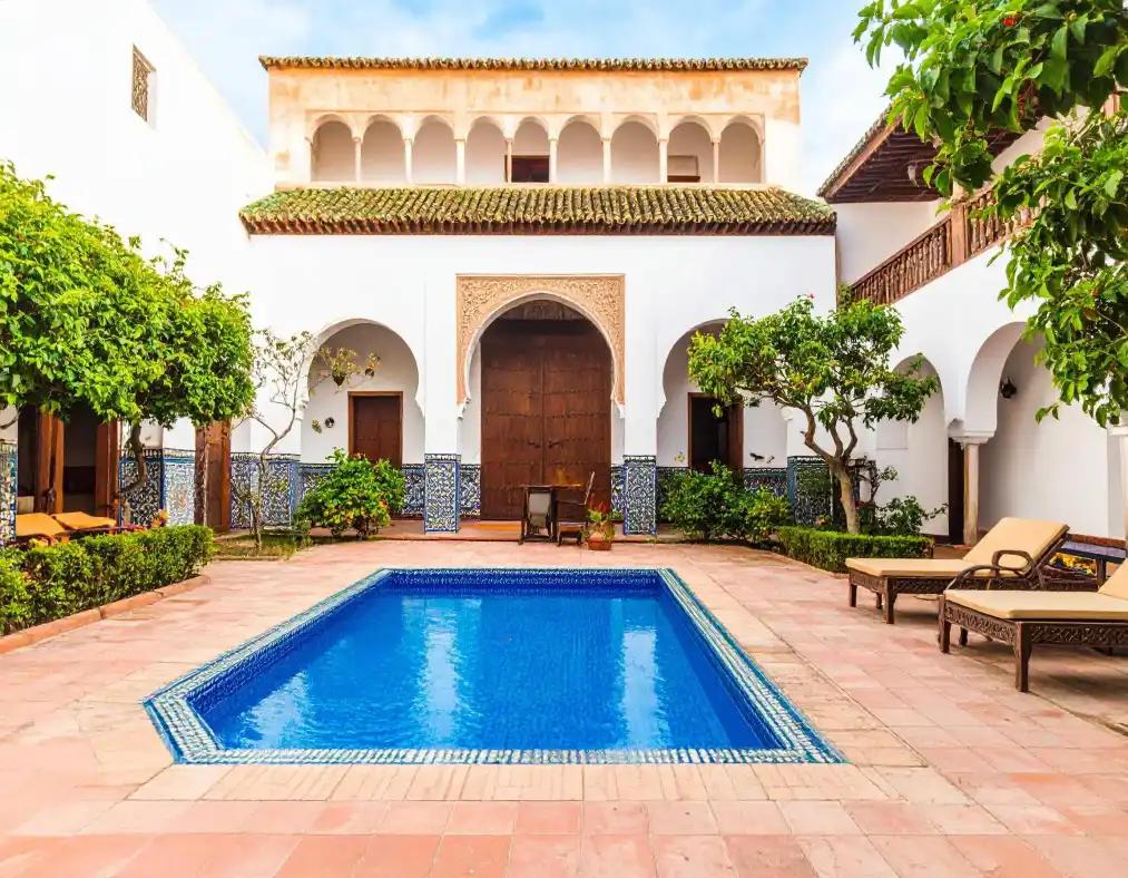 Beach resort in Morocco
